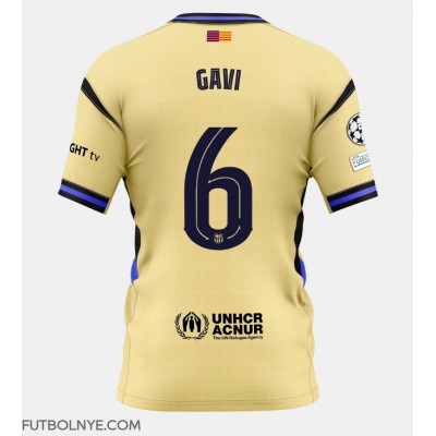 Camiseta Barcelona Paez Gavi #6 Visitante Equipación 2025-26 manga corta Camiseta Barcelona Paez Gavi #6 Visitante Equipación 2025-26 manga corta